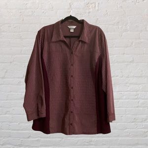 CJ BANKS Long Sleeve Blouse - Ladies Size 3X